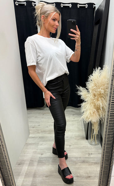 Terina organic tee - bright white