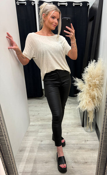 Olena wera ss tee - oatmeal melange