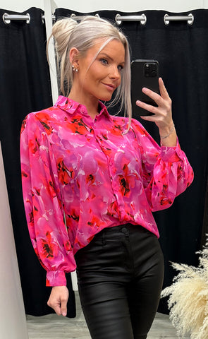 Yrsa blouse - pink mix