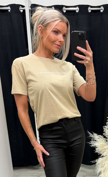 Liv organic logo tee - white pep/white