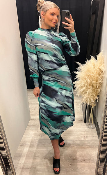 Vya top - black/green