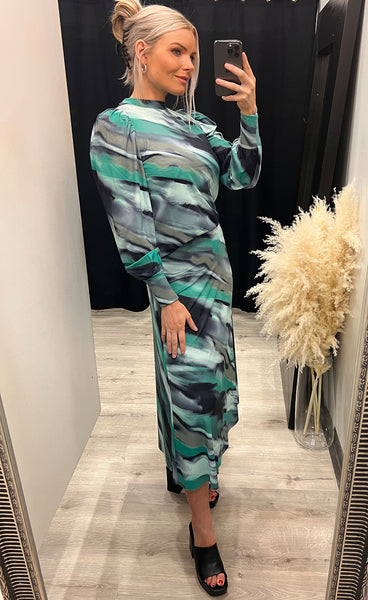 Vya top - black/green