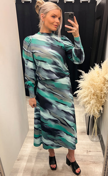 Vya top - black/green