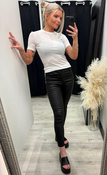 Mona lyocell o ss tee - bright white