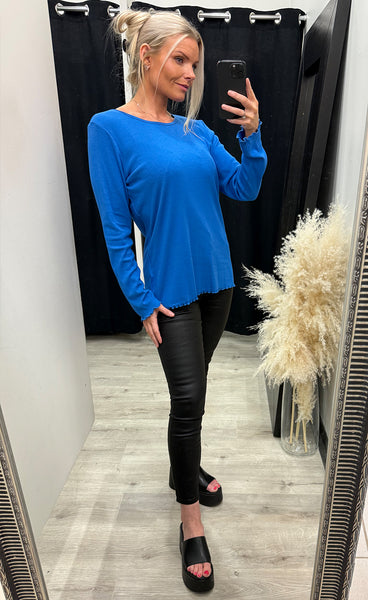 Hizamond tee 12 - blue