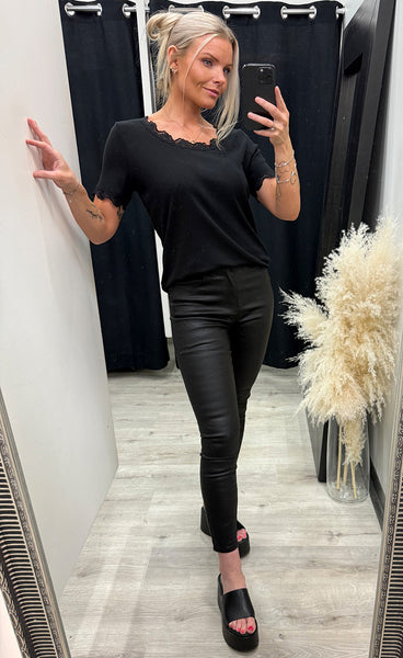 Hizamond tee 10 - black