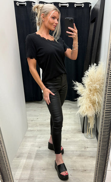 Hizamond tee 10 - black