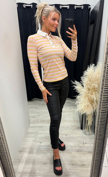 Nugranada ls polo - fuchsia pink