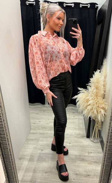 Yrsa blouse - peach mix