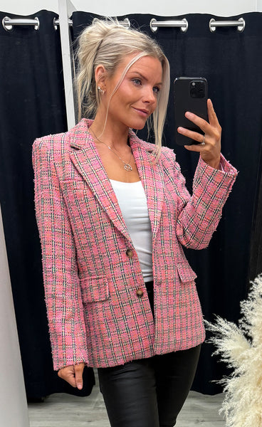 Nulindsey blazer - fuchsia pink