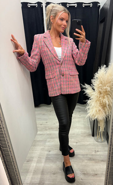 Nulindsey blazer - fuchsia pink