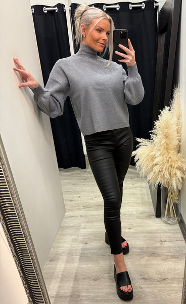 Mercy pullover - grey melange