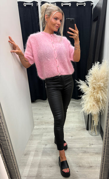 N-Lorell mohair knit - baby pink