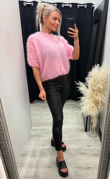 N-Lorell mohair knit - baby pink