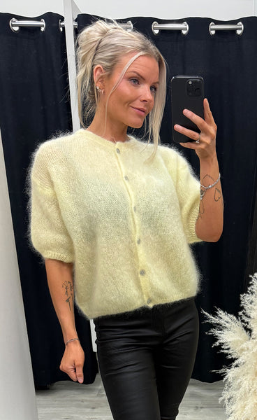 N-Lorell mohair knit - light yellow