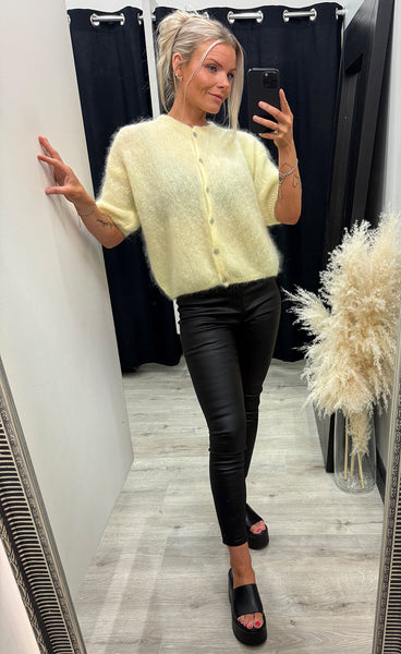 N-Lorell mohair knit - light yellow