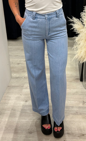 Nualetta pants - light blue denim