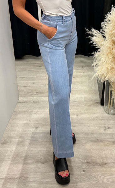 Nualetta pants - light blue denim