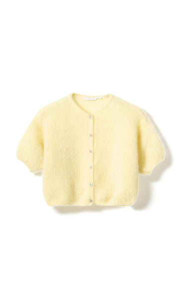 N-Lorell mohair knit - light yellow