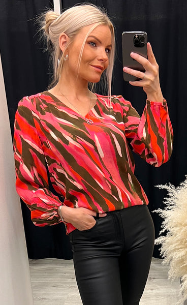 Kaiya blouse - camellia rose