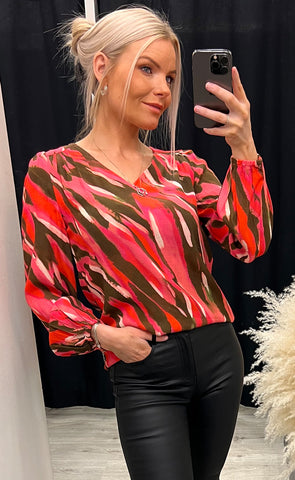 Kaiya blouse - camellia rose