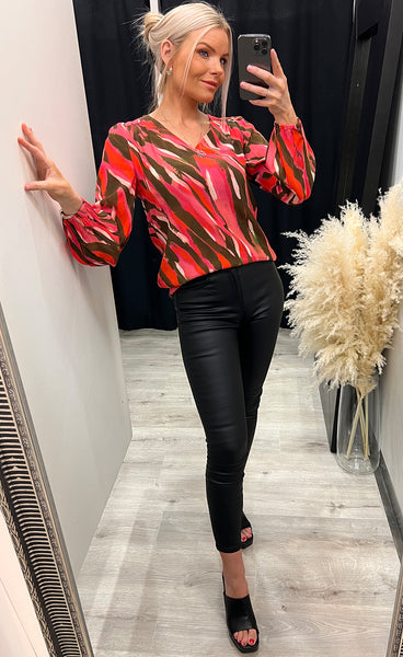 Kaiya blouse - camellia rose