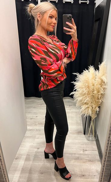 Kaiya blouse - camellia rose