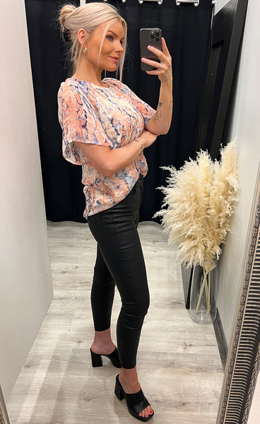 Chica blouse - peach mix