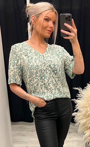 Fanita blouse - malachite mix