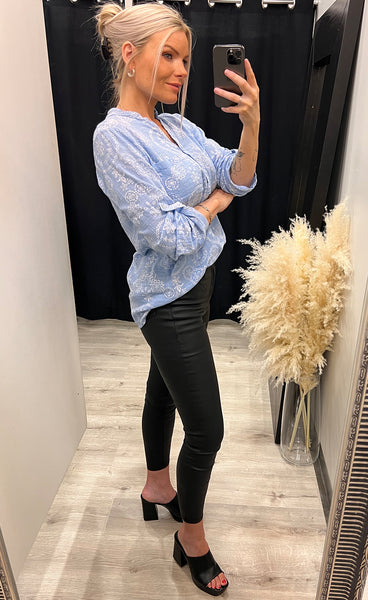 Alexa blouse - azurine