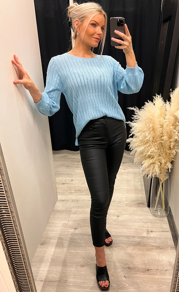 Sunshine pullover - sky blue