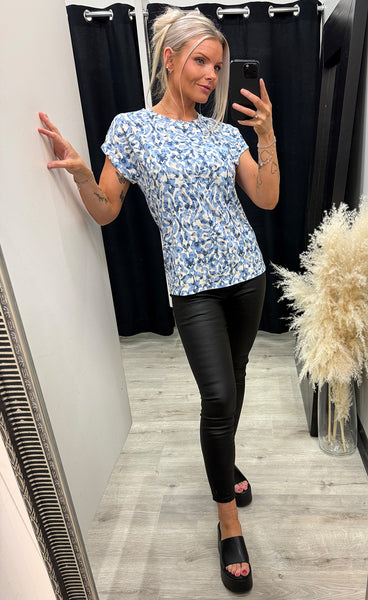 Seen tee 1 - boho blue della oxford