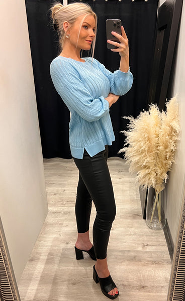 Sunshine pullover - sky blue