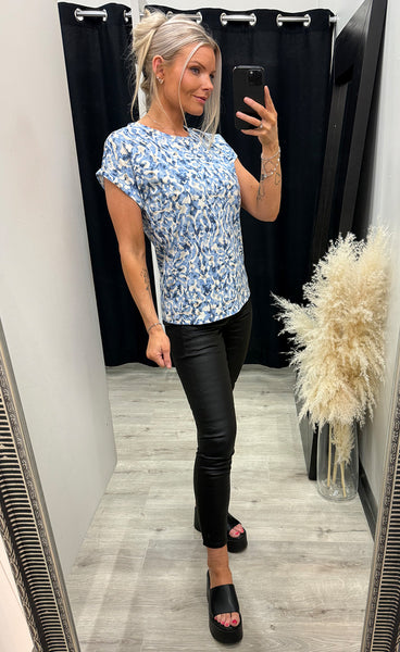 Seen tee 1 - boho blue della oxford