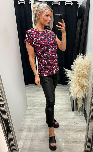 Seen tee 1 - dis boho very berry