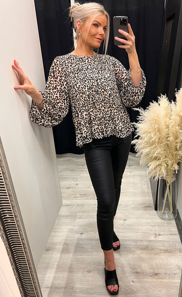 Nalla blouse - leo mix
