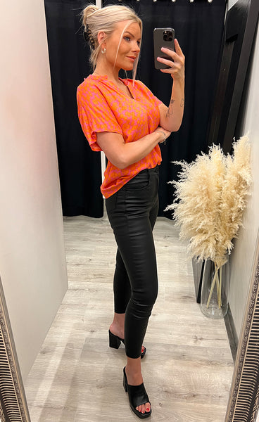 Nemma blouse - orange mix