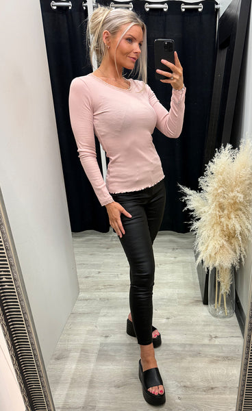 Hizamond tee 34 - rose smoke