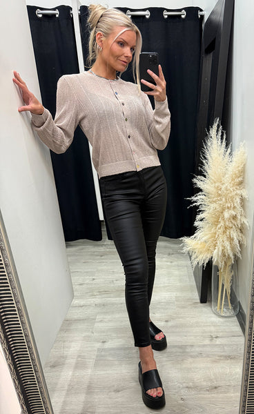 NÜMPH Numisla cardigan - gray morn