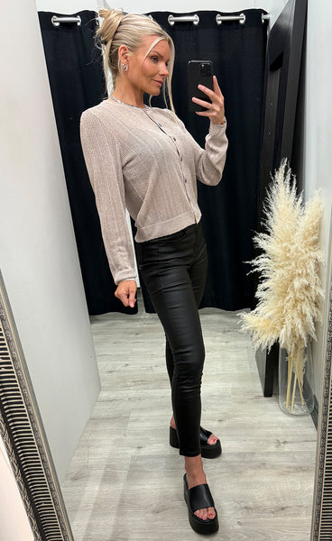 NÜMPH Numisla cardigan - gray morn
