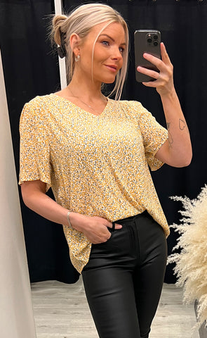 Iris blouse - yellow mix