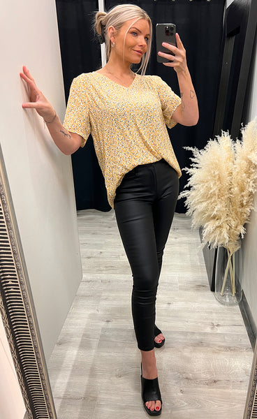 Iris blouse - yellow mix