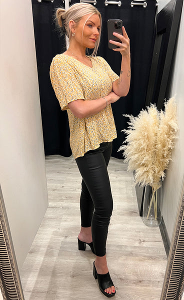 Iris blouse - yellow mix