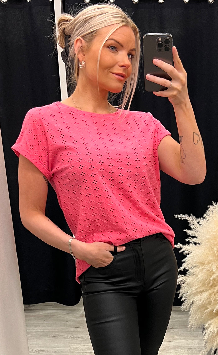 Jess tee - camellia rose