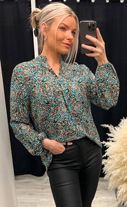 Minoa blouse - safir mix