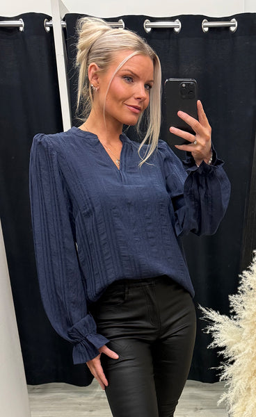Valma blouse 1 - navy