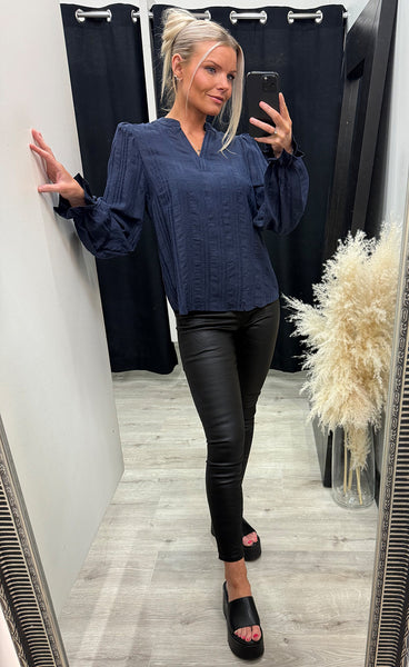 Valma blouse 1 - navy