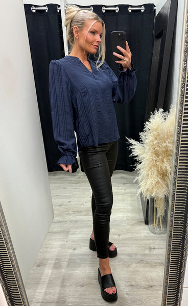 Valma blouse 1 - navy
