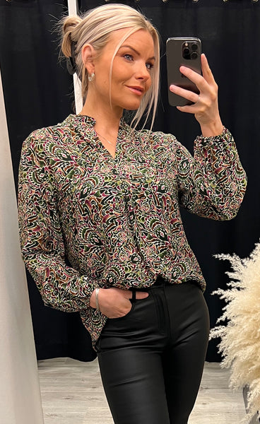 Minoa blouse - jungle mix