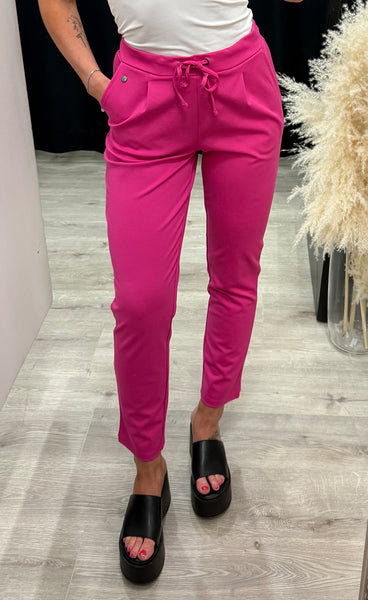 FRANSA stretch pants - very berry